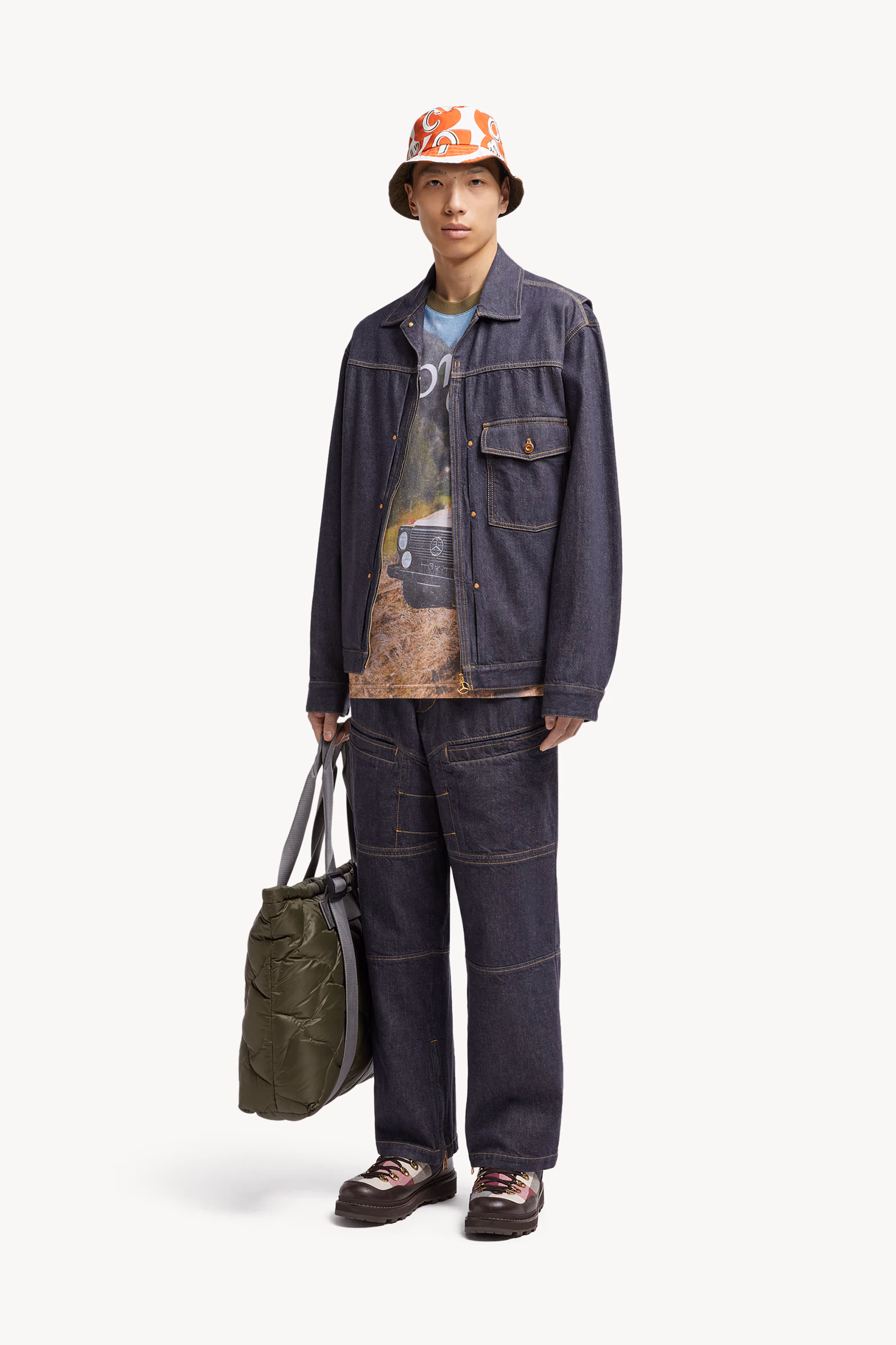 Moncler x Mercedes-Benz By NIGO Jeans Men Denim Blue Moncler 0